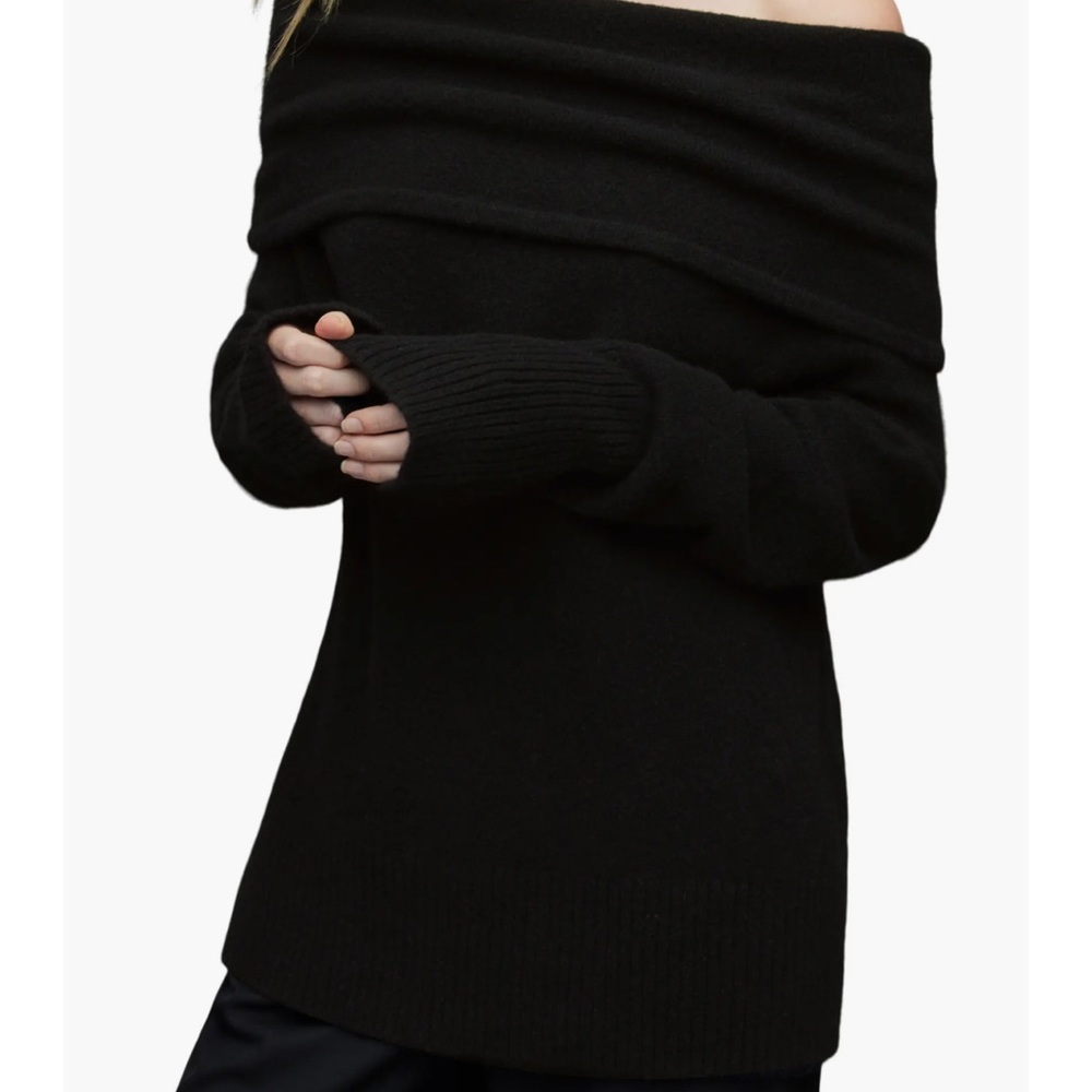 All Saints Lea Off Shoulder Sweater